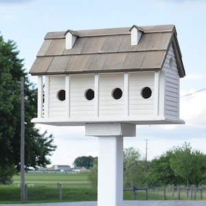 Birdhouse outdoor | Purple Martin birdhouse | Martin birdhouse | Amish handmade | Rustic birdhouse made in USA