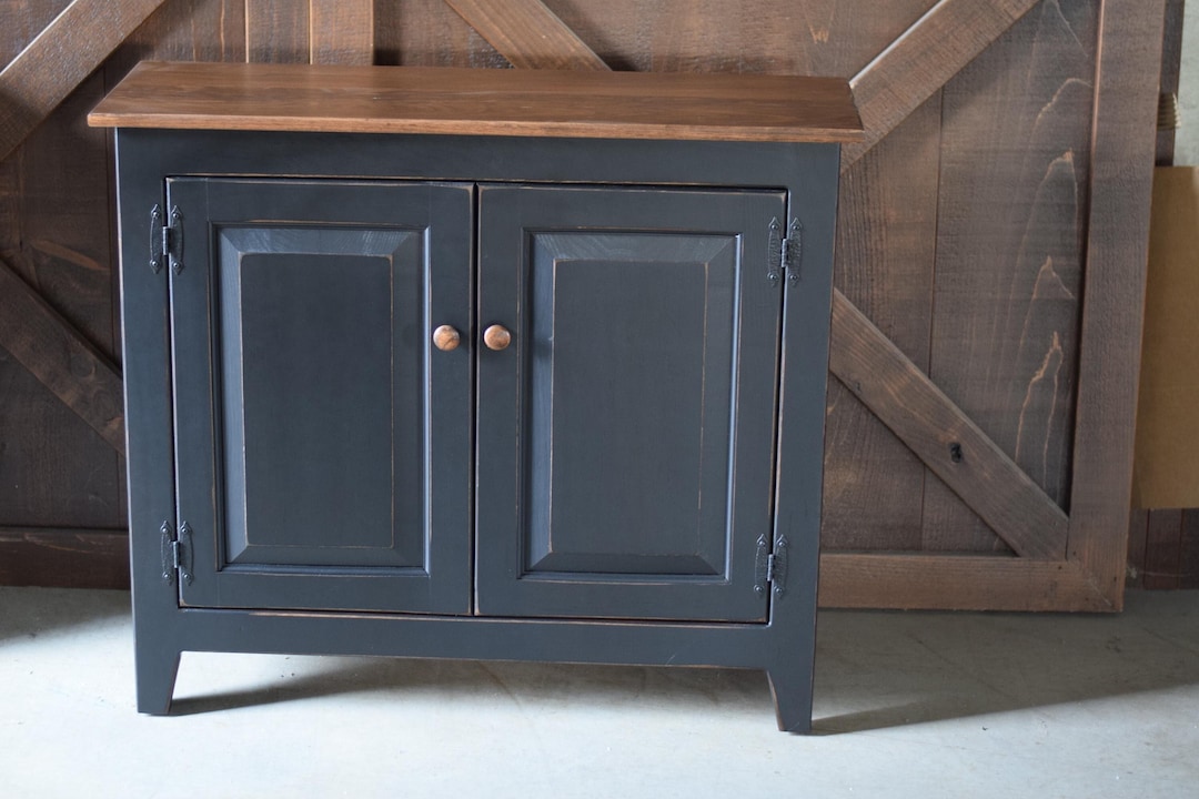 Hall Cabinet | 2 Door Cabinet| Amish Handcrafted Cabinet Furniture ...