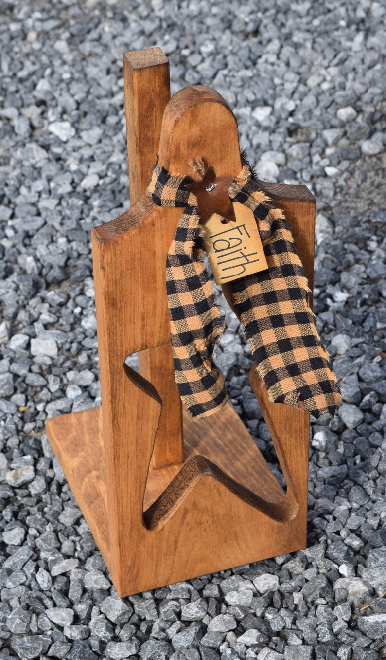 Rustic Towel Holder Country Paper towel holder Wooden Paper Etsy