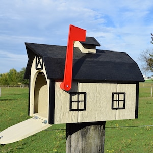 Amish Barn mailbox | Amish HANDCRATED mailbox| Made in USA |