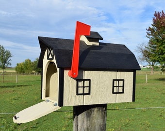 Amish Barn mailbox | Amish HANDCRATED mailbox| Made in USA |