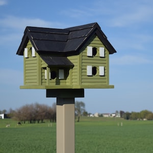 Martin Birdhouse| Cottage Birdhouse | Reclaimed Wood| Amish Handmade | Made in USA