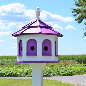 Birdhouse | Large Birdhouse | Amish handmade Birdhouse | Poly | Gazebo