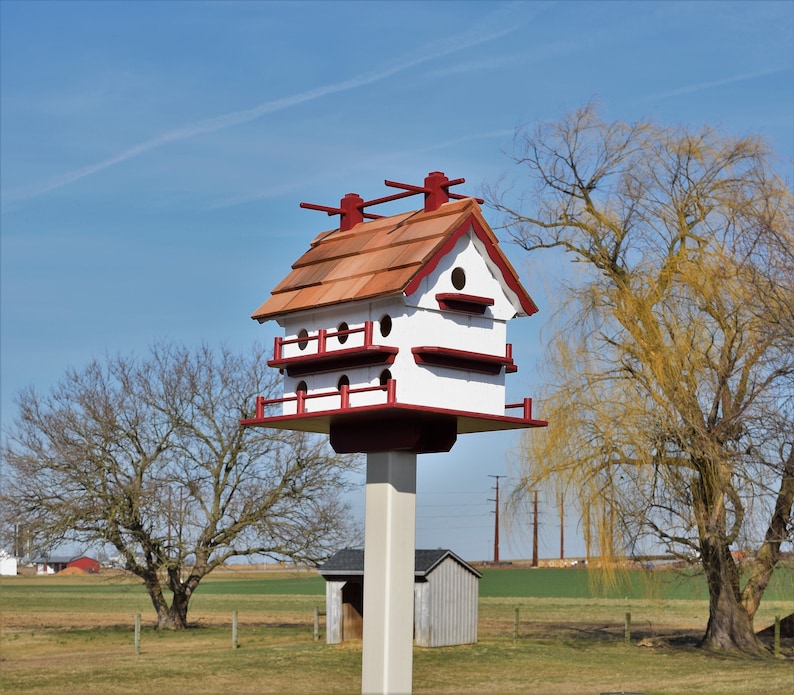 Extra Large Birdhouse Martin Birdhouse POST NOT INCLUDED Etsy