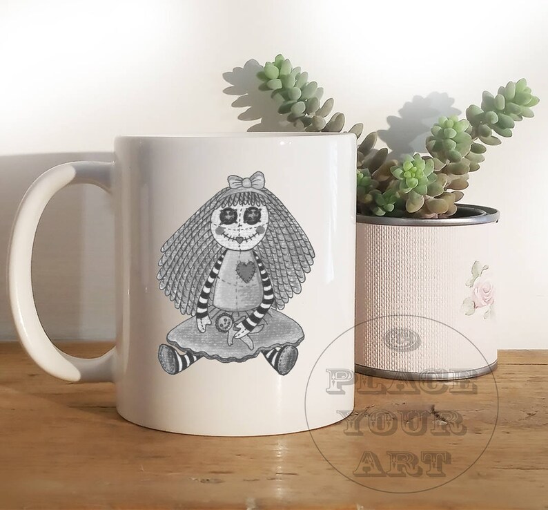 Download White mug Mockup with cactus 11oz white mug mock up place | Etsy