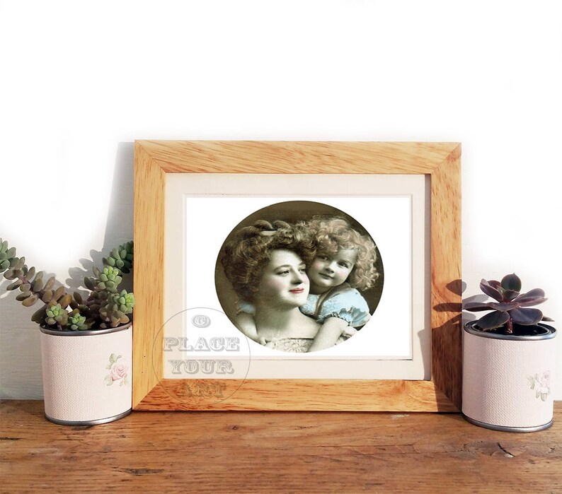 Download Mockup wooden frame with cactus wooden mock up frame | Etsy