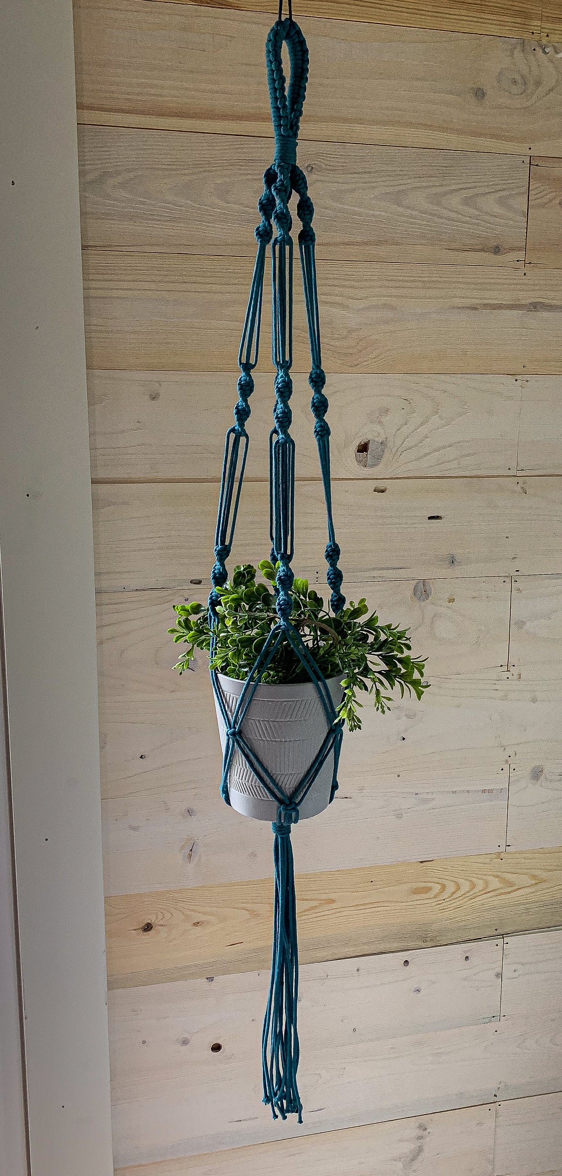 Triple Spiral Knot Macramé Plant Hanger Pattern: Beginner DIY (PDF ...