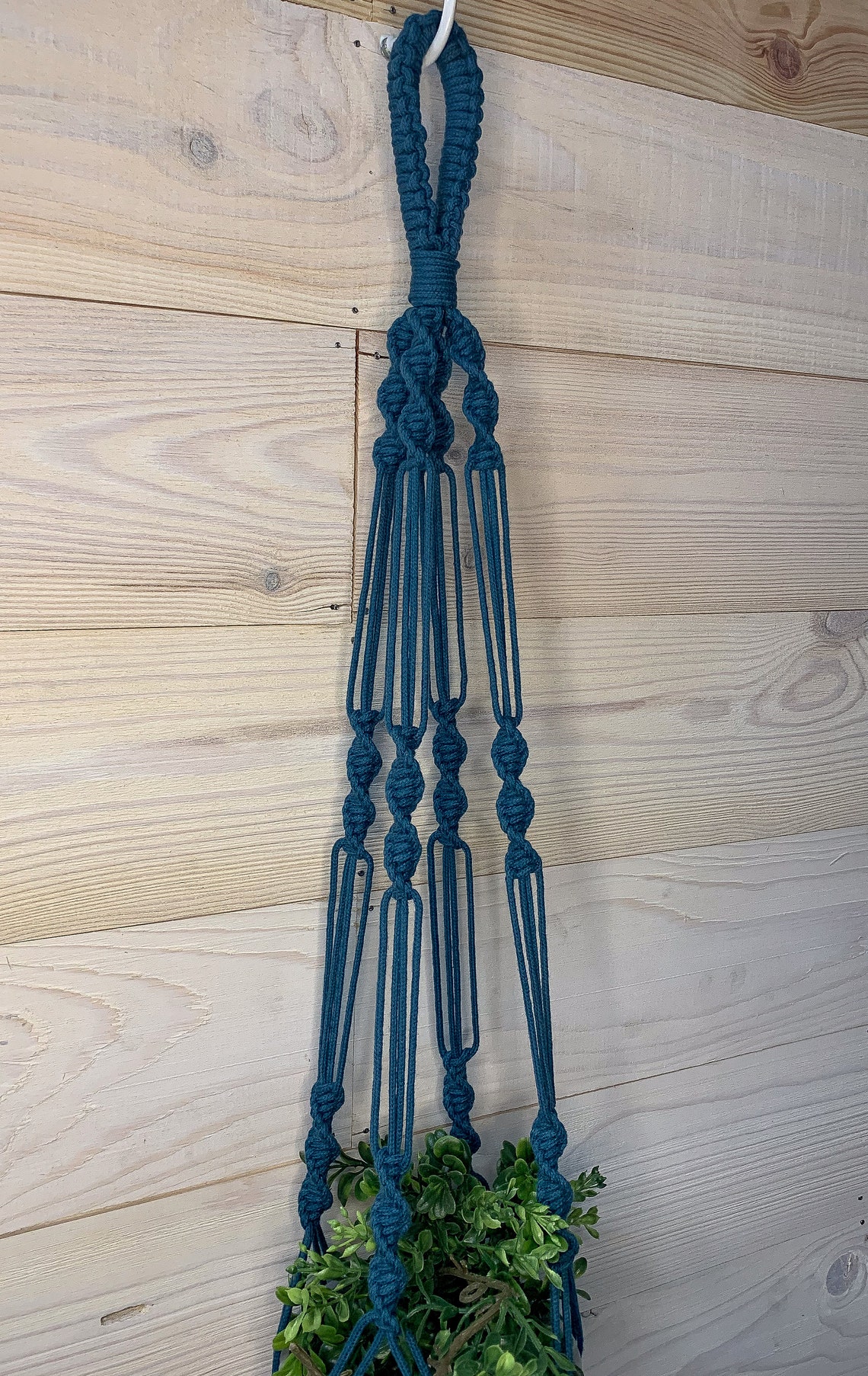 Triple Spiral Knot Macramé Plant Hanger Pattern: Beginner DIY (PDF ...