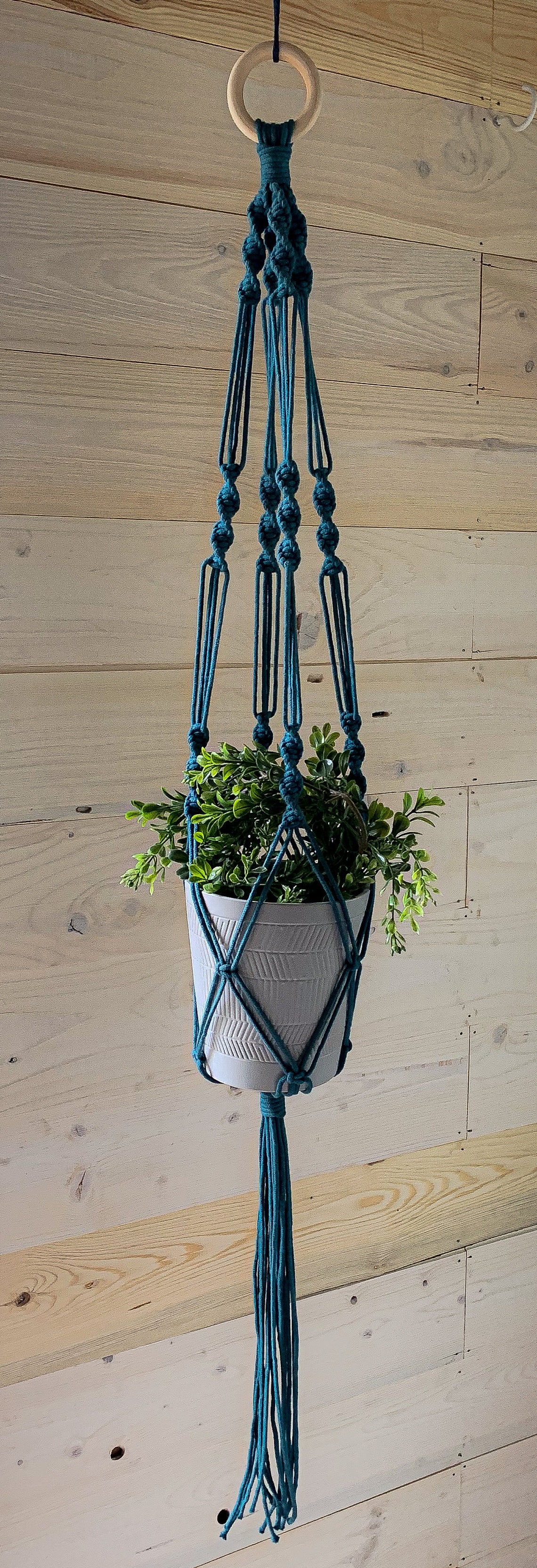 Triple Spiral Knot Macramé Plant Hanger Pattern: Beginner DIY (PDF ...