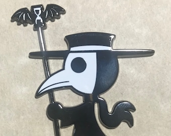 Gruselige Niedliche Pest Arzt Emaille Pin