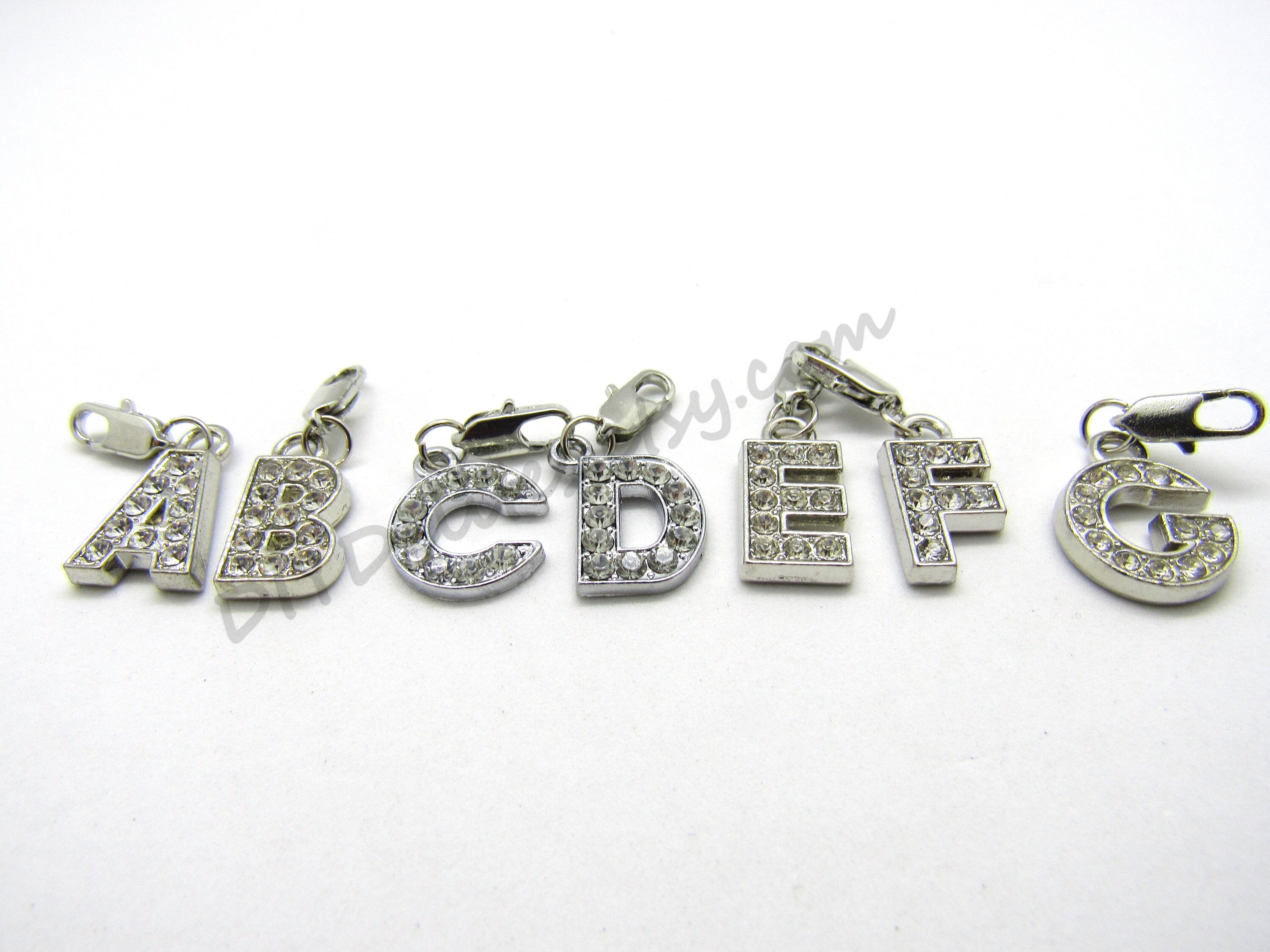 Clear CZ Letter Z Pendant Alphabet Dangle Charm Lobster Clasp Fashion Sterling Silver Clear CZ Letter Z Pendant Alphabet Dangle Charm Lobster Clasp Fashion Sterling Silver