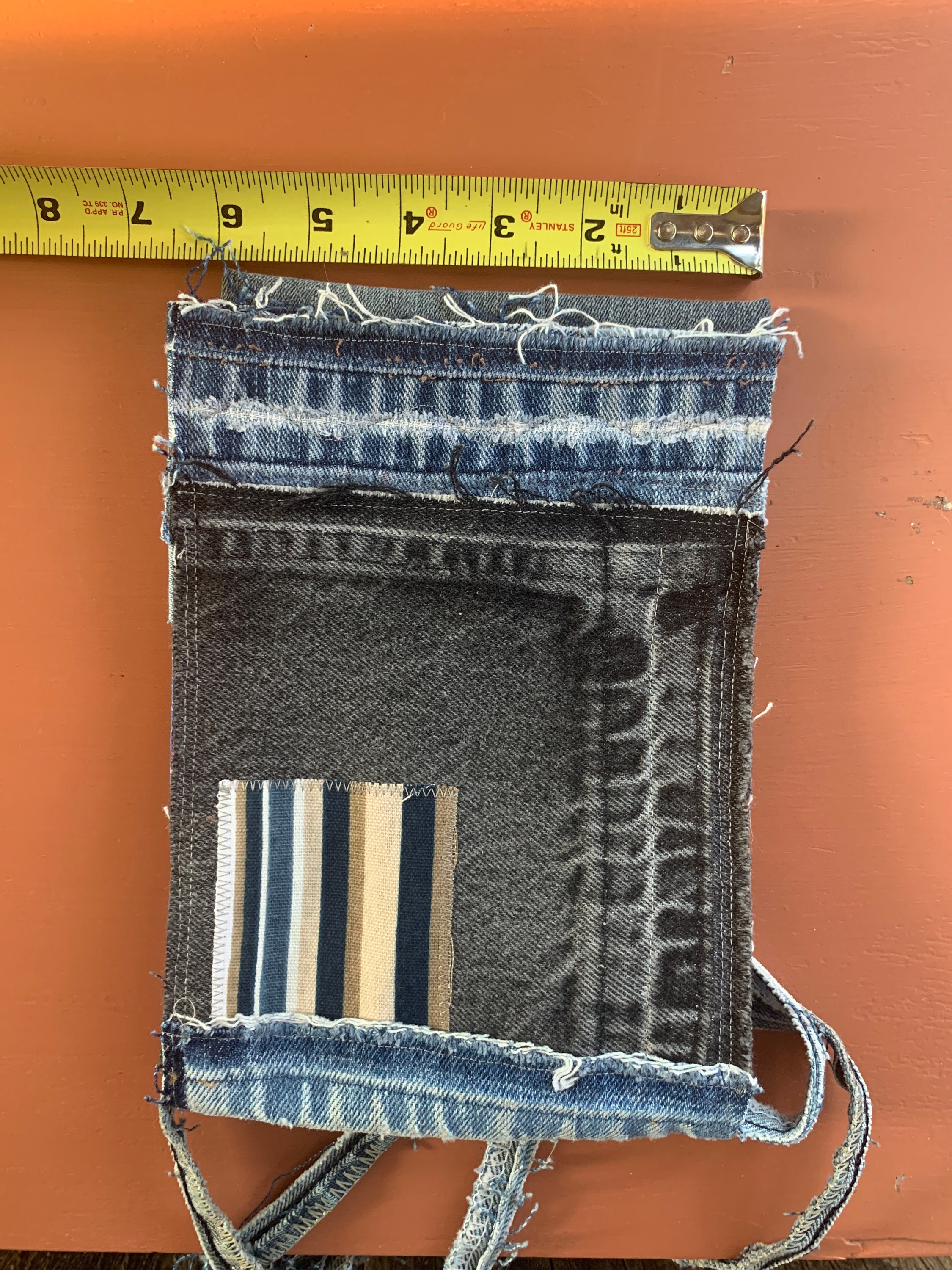 Upcycled Cross Body Envelope Bag