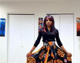 Wide leg pants, party pants, Ankara Pant African Clothing, toghu High waist pants,Wide leg pant, Wedding pants, Bamenda pants, Toghu