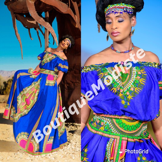 African Print Maxi Skirt/summer Print Skirt/african Clothing - Etsy
