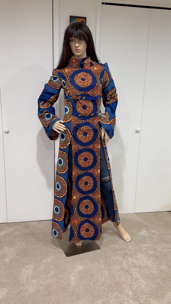 Long Tunic/high Slit Tunic/ Vintage Clothing/double Slit Dress/ Sexy Dress/cutout Dress/ankara Dress, Women's Tunic Shirt - Etsy Long Tunic/high Slit Tunic/ Vintage Clothing/double Slit Dress/ Sexy Dress/cutout Dress/ankara Dress, Women's Tunic Shirt - Etsy