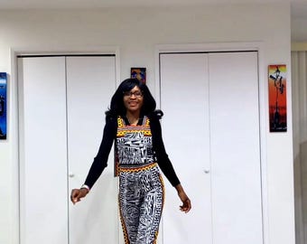 Ankara wideleg pants, jumper pants, jumpsuit, Ankara pants, Ankara jumpsuit , women’s jumper
