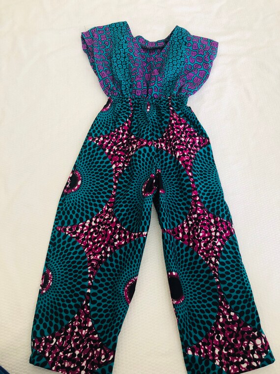 ankara jumpsuit for baby girl
