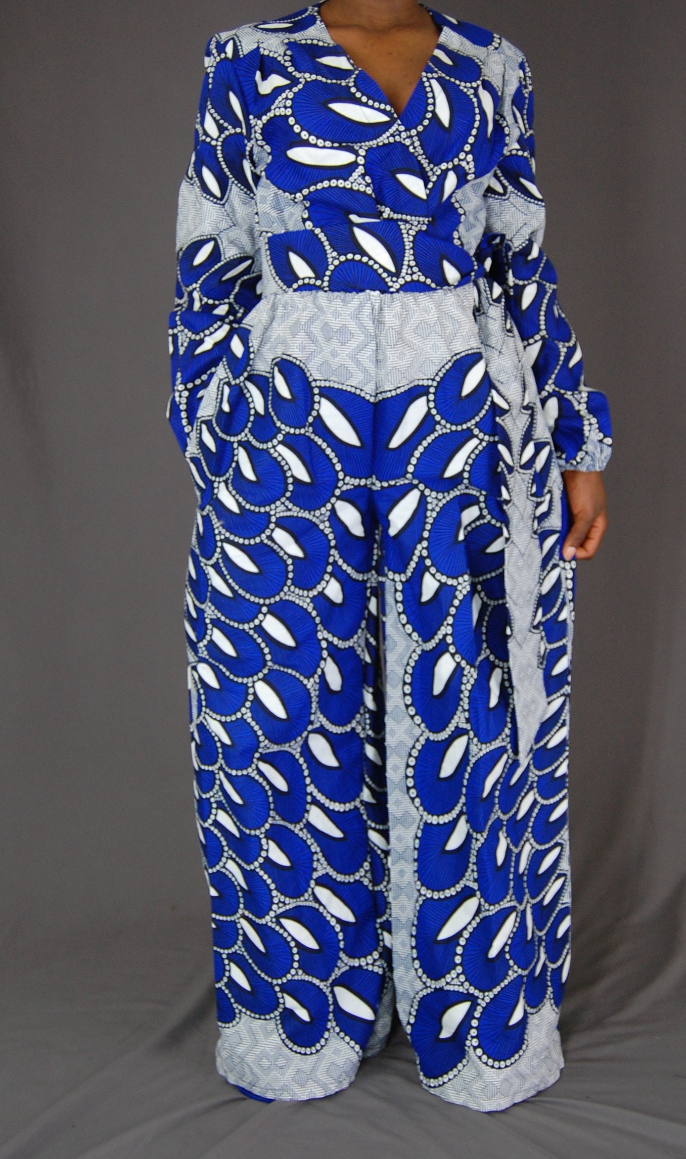 Wide Leg Jumpsuit/african Clothing for Women/full Sleeves African
