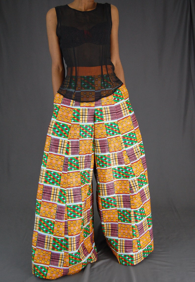 African Print High-Waist Pants™ main image 1