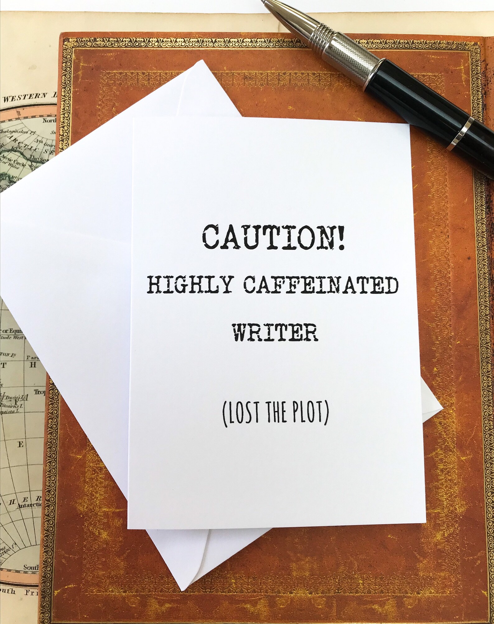 Card for Writer Card for Novelist Card for Poet Card for Etsy