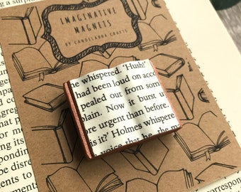 Sherlock Holmes Handmade Magnet in the Shape of a Book.