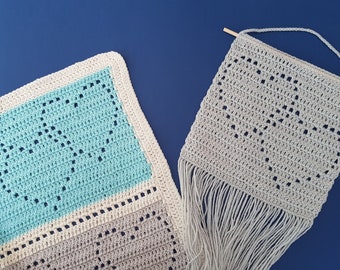 Linked Hearts Blanket and Wall Hanging Set