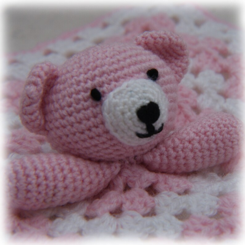 Teddy Bear Comforter/lovey Crochet Pattern Etsy UK