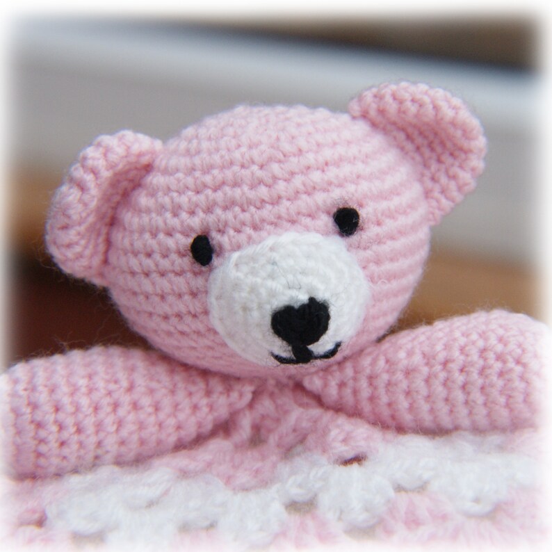 Teddy Bear Comforter/lovey Crochet Pattern Etsy UK
