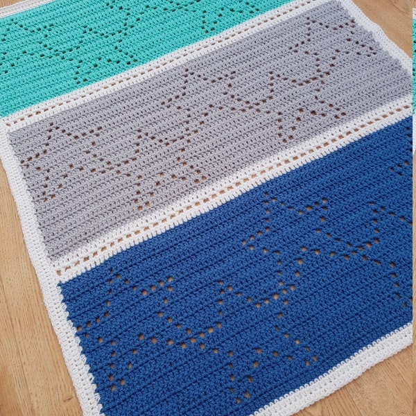 Star Links Blanket Crochet Pattern