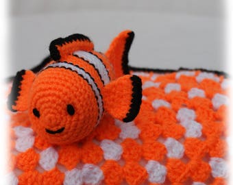 Clown Fish Comforter/Lovey Crochet Pattern