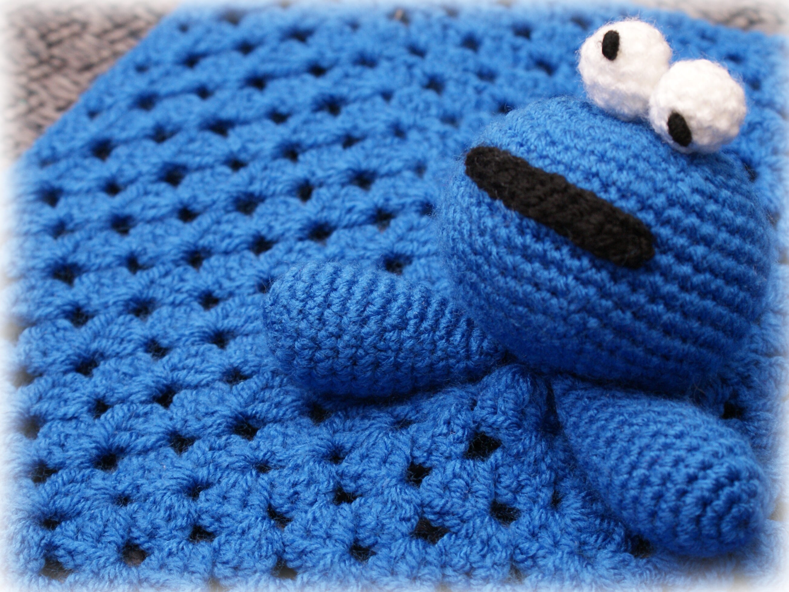 Cookie Monster Comforter/Lovey Crochet Pattern Etsy