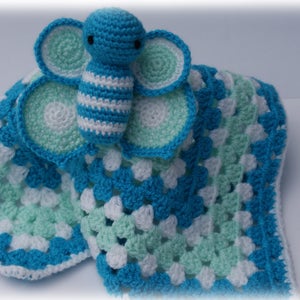 Butterfly Comforter/Lovey Crochet Pattern