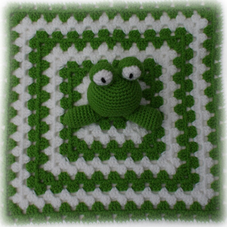 Frog Comforter/Lovey Crochet Pattern image 2