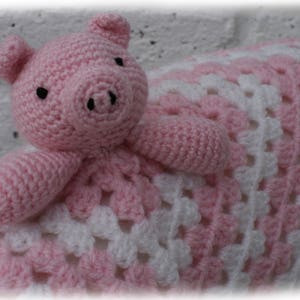 Piggy Comforter/Lovey Crochet Pattern