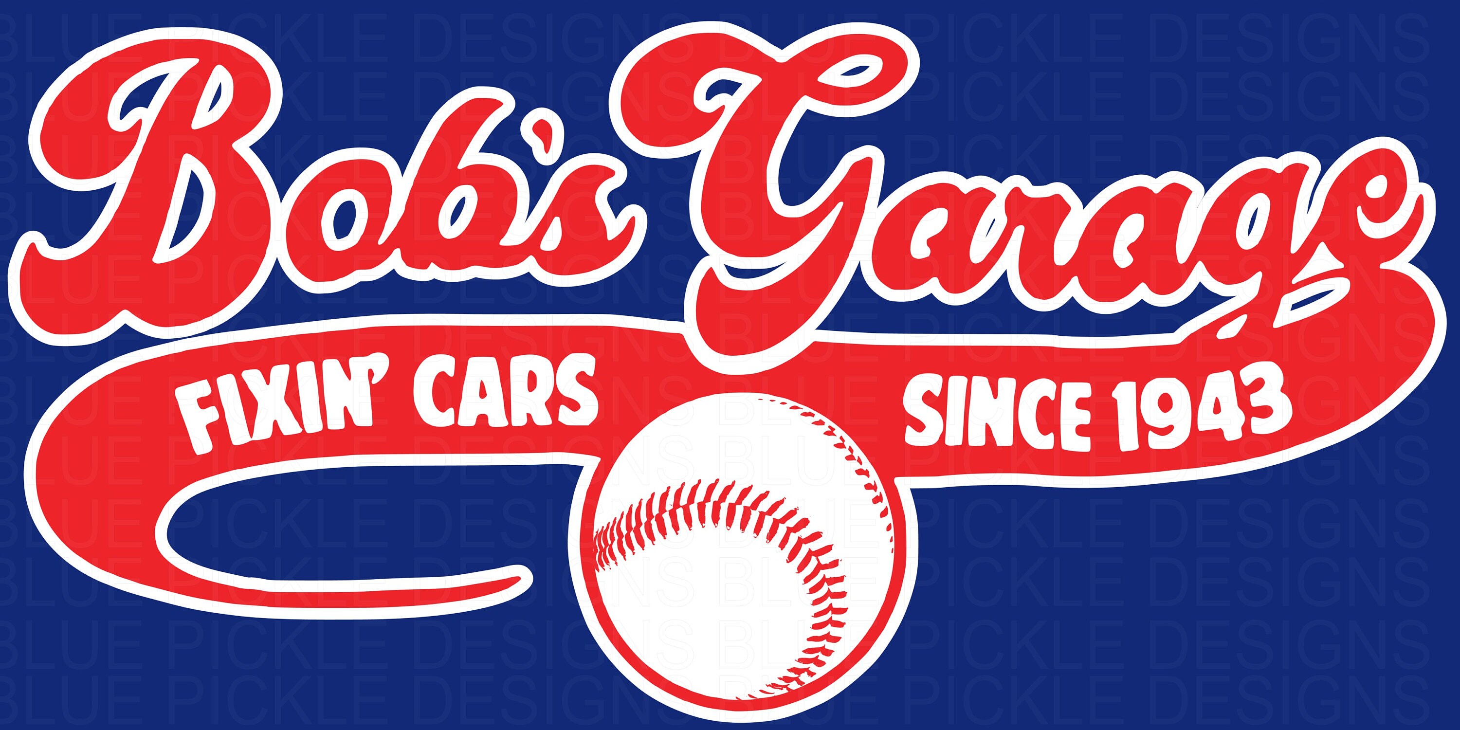 Bob's Garage Schitt Baseball PNG for Sublimation Screen Etsy