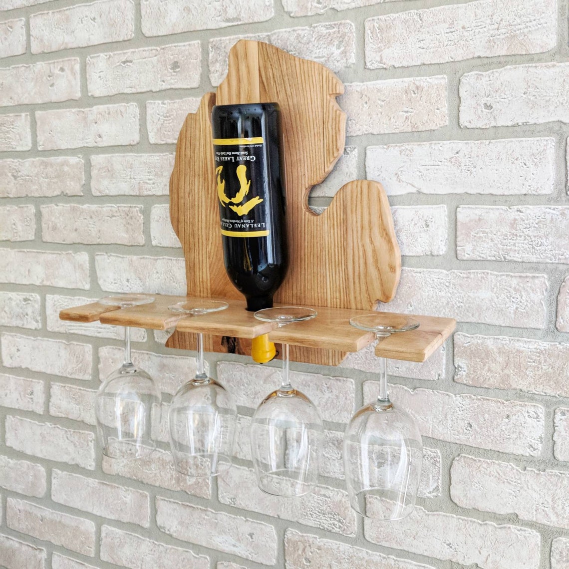Michigan Wine Rack Etsy