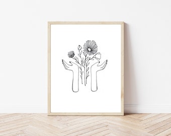 Simple Floral Art Etsy Illustration design plant illustration floral illustrations nature illustration drawings pattern illustration illustration art flower illustration art design. simple floral art etsy