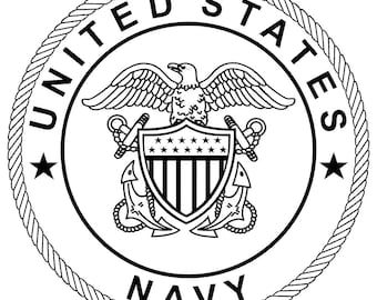 Archivo DXF us navy seal dxf bueno para usar en máquinas cnc, enrutadores de plasma láser, cortadores de vinilo y chorro de agua
