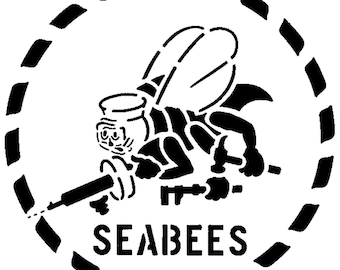 Klassiek perfect Seabee DXF-bestandsformaat (desktop cutter plotter) voor gebruik op CNC-routers, lasergraveermachines, plasmasnijders en waterjets