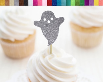 Spökmuffinsdekorationer, Spökfestdekorationer, Lilla Bu-dekorationer, Buffalo-festdekorationer, Halloweenmuffinsdekorationer, Halloweenfestdekorationer