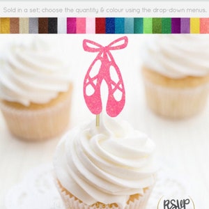 Ballet shoe cupcake Etsy Nederland