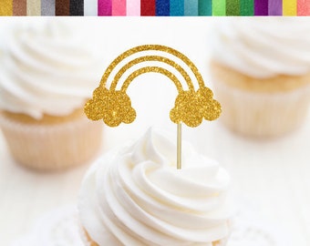 Cake Topper - Arcobaleno Giallo Grande | FunnyBunny® - Funny Bunny