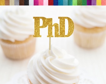 Cupcake-dekorationer för doktorander, dekorationer till examensfest, mattips för examen 2024, cupcake-dekorationer för doktorander, tillbehör till doktorander