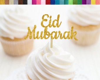 Eid Mubarak Cupcake Toppers,Eid Mubarak Party Decorations, Muslim Eid Party Decor, Eid-al-Adha Toothpicks, Ramadan Party Decor, Eid al-Fitr