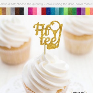 Fif Tee Cupcake Toppers, Golf 50th Birthday Cupcake Toppers, Golf 50th Birthday Party Decor, Golfing 50 Party Decor, Happy 50th Golf Themed