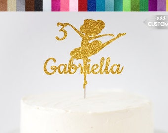Ballett Cake Topper – Ballerina-Mädchen Zum Geburtstag
