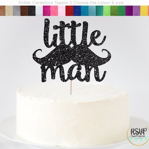 Little Man Cake Topper, Little Man Party Decor, Smash Cake Topper ...