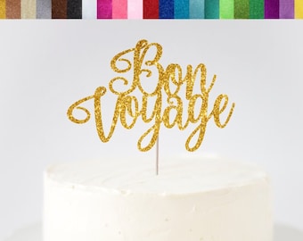 Bon Voyage Cake Etsy