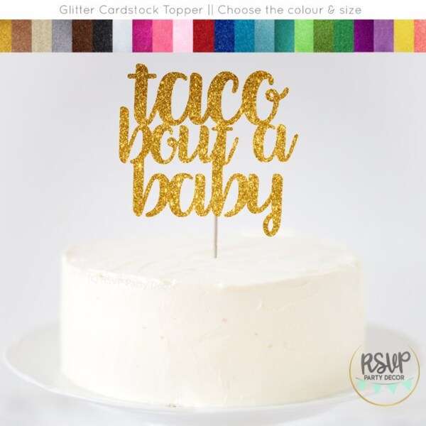 Taco Bout a Baby Cake Topper, Fiesta Motto Baby Shower Cake Topper, Kaktus Thema Baby Shower Dekoration, Taco Bout a Baby Shower Dekor