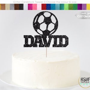 Custom Soccer Cake Topper, Soccer Ball Cake Topper, Soccer Themed Party, Soccer Party Decor, Soccer Birthday, Sports Party Decorations